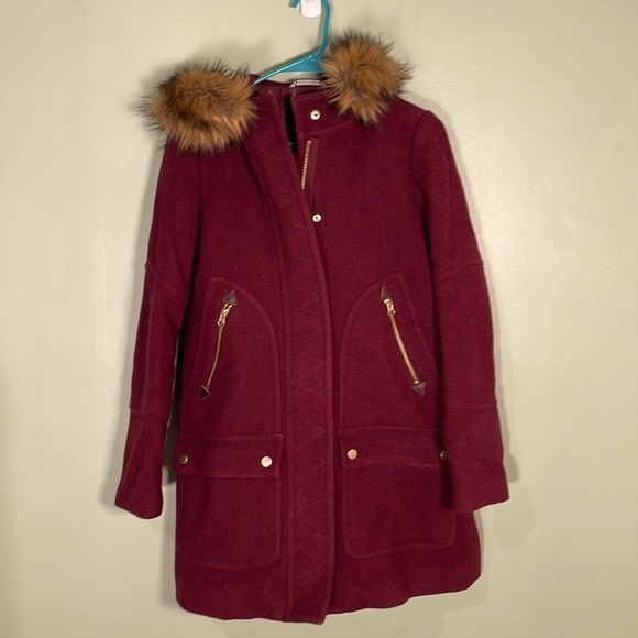 J. Crew Jackets & Blazers - J Crew Chateau Parka Italian Stadium Cloth Wool Coat Sz 2